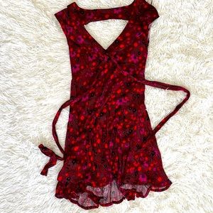 Free People It Takes Two Floral Mini Dress Size XS